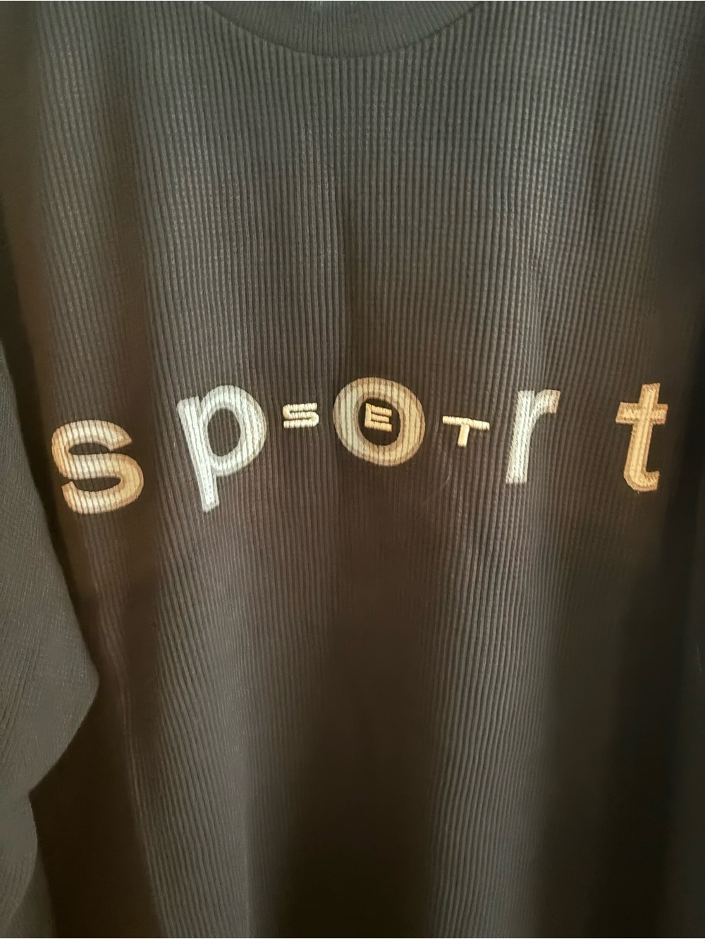 New! Set Active Waffle Long Sleeve - Picture 2 of 8
